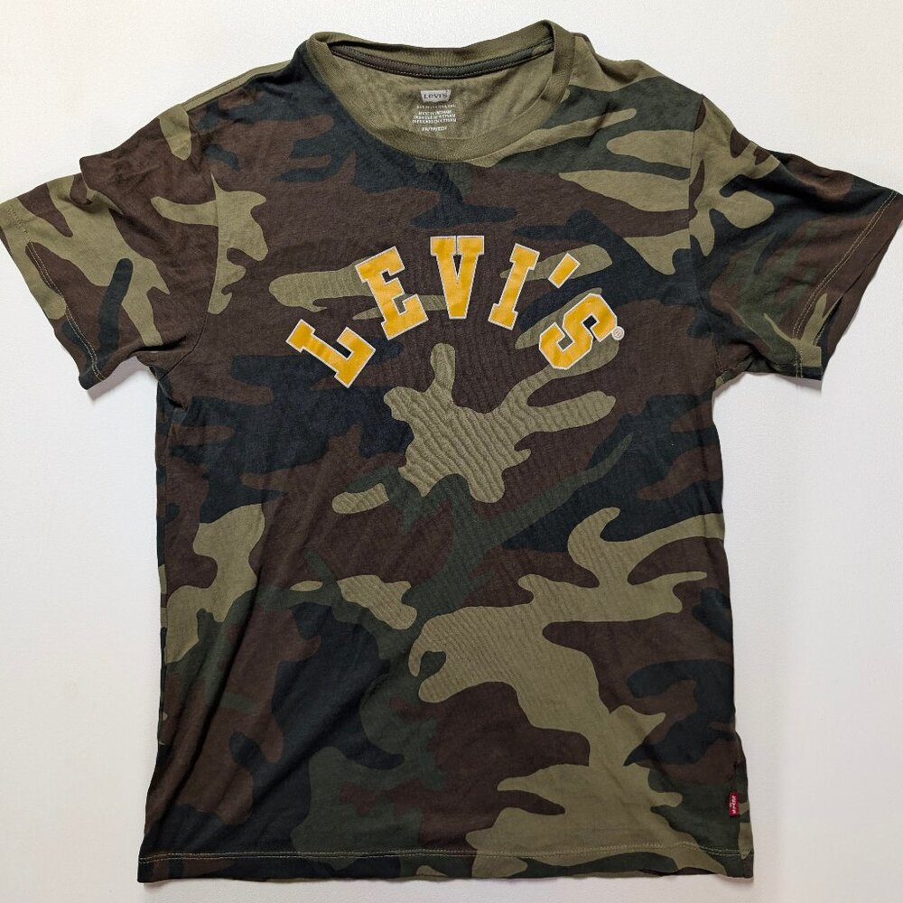 Levi's Short Sleeve Camo T-Shirt Men's Vintage Fit Size X-Small